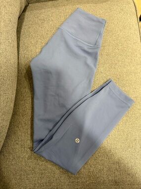 Lululemon High-Rise Leggings in Dusty Blue